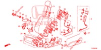 SEDILE ANTERIORE/CINTURE DI SICUREZZA (G.) (1) per Honda JAZZ 1.4 LUXURY 5 Porte 5 velocità manuale 2014