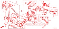 SEDILE ANTERIORE/CINTURE DI SICUREZZA  per Honda JAZZ 1.4 LUXURY 5 Porte 5 velocità manuale 2014