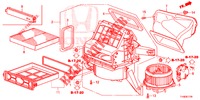 SOFFIATORE RISCALDATORE (LH) per Honda JAZZ 1.4 LUXURY 5 Porte 5 velocità manuale 2014