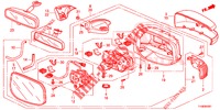 SPECCHIETTO/VISORE DA SOLE (VIRAGE AUTOMATIQUE) per Honda JAZZ 1.4 LUXURY 5 Porte 5 velocità manuale 2014