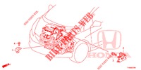 TIRANTE CABLAGGIO FILO MOTORE(1.7L)(RH)  per Honda JAZZ 1.4 LUXURY 5 Porte 5 velocità manuale 2014