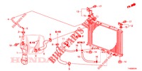 TUBO RADIATORE/SERBATOIO DI RISERVA  per Honda JAZZ 1.4 LUXURY 5 Porte 5 velocità manuale 2014