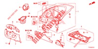 ABBELLIMENTO STRUMENTI (COTE DE CONDUCTEUR) (LH) per Honda JAZZ 1.4 LS 5 Porte 5 velocità manuale 2015