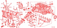 BLOCCO CILINDRO/SCODELLO OLIO  per Honda JAZZ 1.4 LS 5 Porte 5 velocità manuale 2015