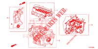 KIT GUARNIZIONE/ ASS. TRASMISSIONE  per Honda JAZZ 1.4 LS 5 Porte 5 velocità manuale 2015