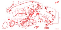 ANTENNA/ALTOPARLANTE  per Honda JAZZ 1.4 SPH 5 Porte 5 velocità manuale 2014