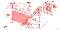 ARIA CONDIZIONATA (CONDENSATEUR) per Honda JAZZ 1.4 SPH 5 Porte 5 velocità manuale 2014