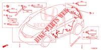 BARDATURA FILO (LH) (5) per Honda JAZZ 1.4 SPH 5 Porte 5 velocità manuale 2014
