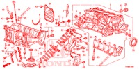 BLOCCO CILINDRO/SCODELLO OLIO (1.2L/1.3L/1.4L) per Honda JAZZ 1.4 SPH 5 Porte 5 velocità manuale 2014