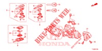 COMPONENTI CILINDRO CHIAVE  per Honda JAZZ 1.4 SPH 5 Porte 5 velocità manuale 2014