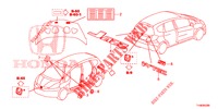 EMBLEMA/ETICHETTA CAUZIONE  per Honda JAZZ 1.4 SPH 5 Porte 5 velocità manuale 2014