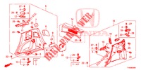 FODERAMENTO LATO POST.(2D)  per Honda JAZZ 1.4 SPH 5 Porte 5 velocità manuale 2014
