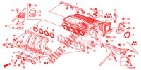 ISOLATORE CARBURATORE/ MOLTEPLICE ASPIRAZIONE  per Honda JAZZ 1.4 SPH 5 Porte 5 velocità manuale 2014