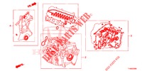 KIT GUARNIZIONE/ ASS. TRASMISSIONE  per Honda JAZZ 1.4 SPH 5 Porte 5 velocità manuale 2014