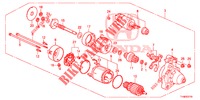 MOTORE AVVIATORE (DENSO) (1) per Honda JAZZ 1.4 SPH 5 Porte 5 velocità manuale 2014