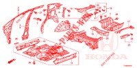 PAVIMENTO/PANNELLI INTERNI  per Honda JAZZ 1.4 SPH 5 Porte 5 velocità manuale 2014