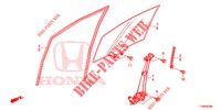 VETRO PORTIERA ANT./REGOLATORE PORTIERA  per Honda JAZZ 1.4 SPH 5 Porte 5 velocità manuale 2014