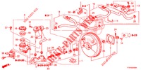 CILINDRO MAESTRO FRENO/ALIMENTO MAESTRO (LH) per Honda JAZZ 1.2 S 5 Porte 5 velocità manuale 2015