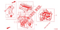 KIT GUARNIZIONE/ ASS. TRASMISSIONE  per Honda JAZZ 1.2 S 5 Porte 5 velocità manuale 2015