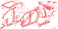 PANNELLI ESTERNI/PANNELLO POSTERIORE  per Honda JAZZ 1.2 S 5 Porte 5 velocità manuale 2015