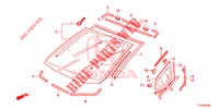 PARAVENTO ANTERIORE/ PARAVENTO POSTERIORE  per Honda JAZZ 1.2 S 5 Porte 5 velocità manuale 2015