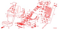 SEDILE POSTERIORE/CINTURA DI SICUREZZA (D.) (1) per Honda JAZZ 1.2 S 5 Porte 5 velocità manuale 2015
