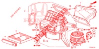 SOFFIATORE RISCALDATORE (LH) per Honda JAZZ 1.2 S 5 Porte 5 velocità manuale 2015