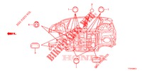 ANELLO DI TENUTA (INFERIEUR) per Honda JAZZ 1.4 LSPH 5 Porte 5 velocità manuale 2015