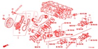 POMPA ACQUA/TERMOSTATO  per Honda JAZZ 1.4 LSPH 5 Porte 5 velocità manuale 2015