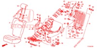 SEDILE POSTERIORE/CINTURA DI SICUREZZA (D.) (1) per Honda JAZZ 1.4 LSPH 5 Porte 5 velocità manuale 2015