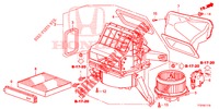 SOFFIATORE RISCALDATORE (LH) per Honda JAZZ 1.4 LSPH 5 Porte 5 velocità manuale 2015