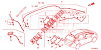 ANTENNA/ALTOPARLANTE (LH) (2) per Honda JAZZ 1.4 EXECUTIVE 5 Porte 6 velocità manuale 2016