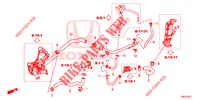 TUBO ACQUA/CONDOTTO RISCALDATORE (2) per Honda JAZZ 1.4 EXECUTIVE 5 Porte 6 velocità manuale 2016