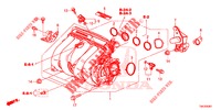 MOLTEPLICE ASPIRAZIONE (2) per Honda JAZZ 1.4 EXCLUSIVE 5 Porte 6 velocità manuale 2016