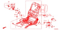 COMP. SEDILE ANT. (G.) per Honda JAZZ 1.4 EXCLUSIVE 5 Porte 6 velocità manuale 2017