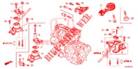 MONTATURA MOTORE (AT) (1.3L) per Honda JAZZ 1.3 EXECUTIVE 5 Porte pieno automatica 2018