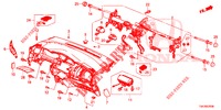 PANNELLO STRUMENTI (LH) per Honda JAZZ 1.3 EXECUTIVE 5 Porte pieno automatica 2018