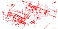 PANNELLO STRUMENTI (LH) per Honda JAZZ 1.4 EXCLUSIVE 5 Porte 6 velocità manuale 2018