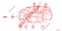 ANELLO DI TENUTA (INFERIEUR) per Honda JAZZ 1.3 EXECUTIVE 5 Porte pieno automatica 2019