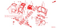ABBELLIMENTO STRUMENTI (COTE DE CONDUCTEUR) (LH) per Honda JAZZ 1.3 ELEGANCE 5 Porte 6 velocità manuale 2019