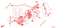 BRACCIO INFERIORE ANT./ MOLLA STABILIZZATORE  per Honda JAZZ 1.3 ELEGANCE 5 Porte 6 velocità manuale 2019