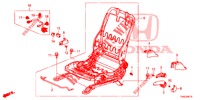 COMP. SEDILE ANT. (G.) per Honda JAZZ 1.3 ELEGANCE 5 Porte 6 velocità manuale 2019