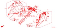 FODERAMENTO LATO POST.(2D)  per Honda JAZZ 1.3 ELEGANCE 5 Porte 6 velocità manuale 2019