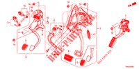 PEDALE (LH) per Honda JAZZ 1.3 ELEGANCE 5 Porte 6 velocità manuale 2019