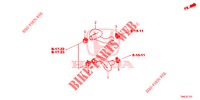 TUBO ACQUA/CONDOTTO RISCALDATORE (1) per Honda JAZZ 1.3 ELEGANCE 5 Porte 6 velocità manuale 2019