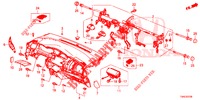 PANNELLO STRUMENTI (LH) per Honda JAZZ 1.5 DYNAMIC 5 Porte 6 velocità manuale 2019