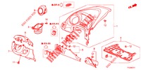 ABBELLIMENTO STRUMENTI (COTE DE CONDUCTEUR) (LH) per Honda JAZZ HYBRID LUXURY HSH 5 Porte pieno automatica 2012