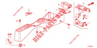CONSOLE CENTRALE  per Honda JAZZ HYBRID LUXURY HSH 5 Porte pieno automatica 2012