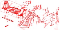 PARAFANGO ANTERIORE  per Honda JAZZ HYBRID LUXURY HSH 5 Porte pieno automatica 2012