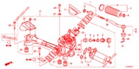 SCATOLA INGRANAGGIO P.S. (EPS) (LH) per Honda JAZZ HYBRID LUXURY HSH 5 Porte pieno automatica 2012